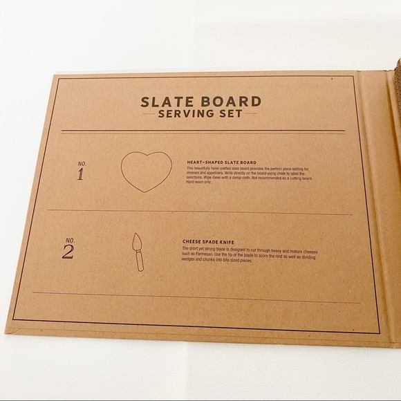 Slate cheese board charcoal - Picture 4 of 5